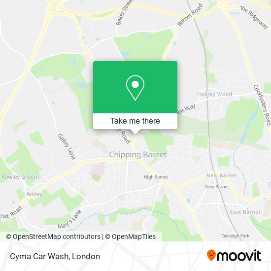 Cyma Car Wash map