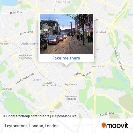 Leytonstone, London map