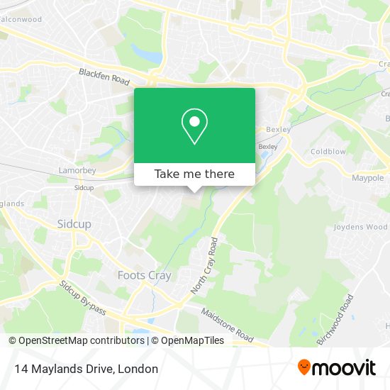 14 Maylands Drive map