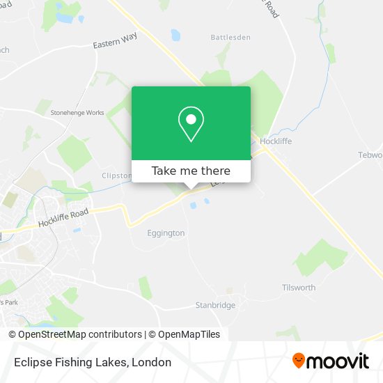 Eclipse Fishing Lakes map