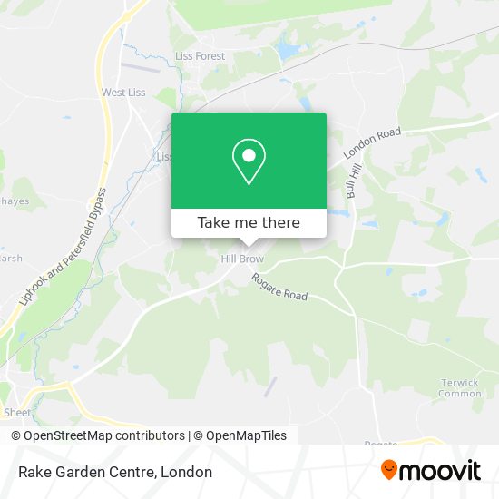 Rake Garden Centre map