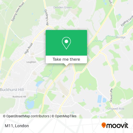 M11 map