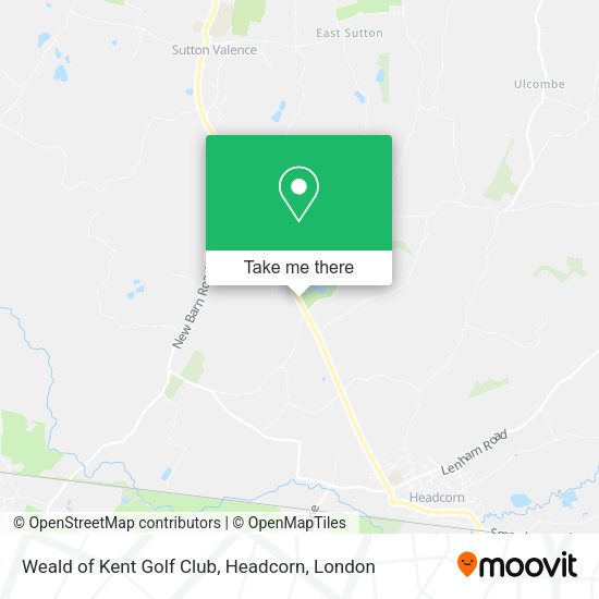 How to get to Weald of Kent Golf Club, Headcorn in Maidstone by Train