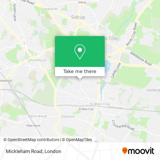Mickleham Road map