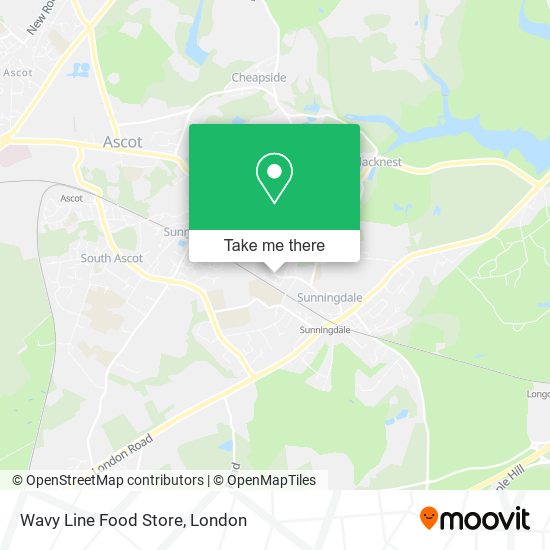 Wavy Line Food Store map