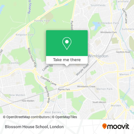 Blossom House School map