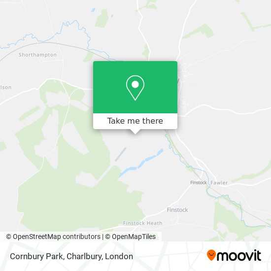 Cornbury Park, Charlbury map