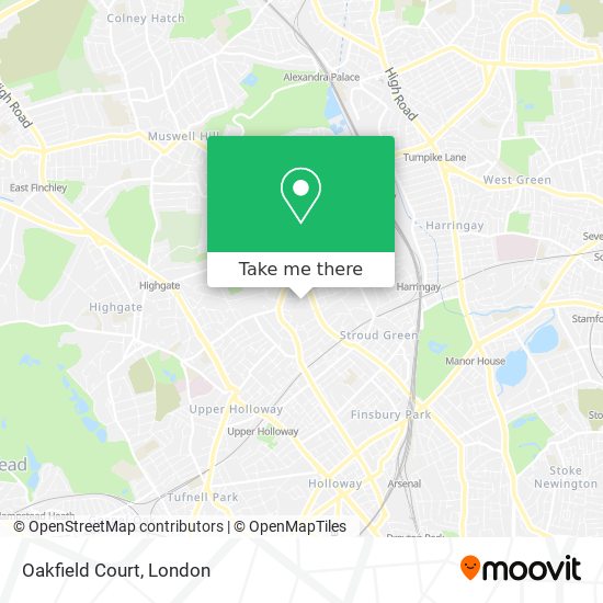 Oakfield Court map