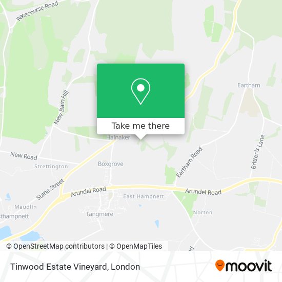 Tinwood Estate Vineyard map