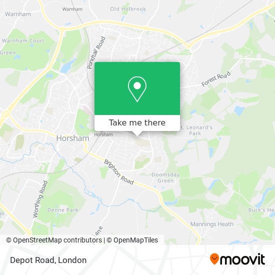 Depot Road map