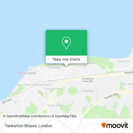 Tankerton Slopes map