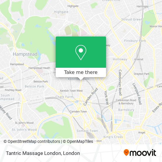 Tantric Massage London map