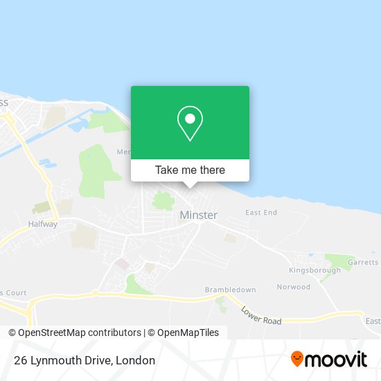 26 Lynmouth Drive map