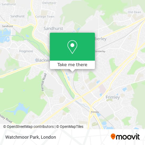 Watchmoor Park map