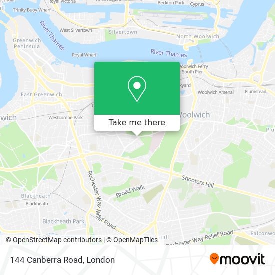 144 Canberra Road map