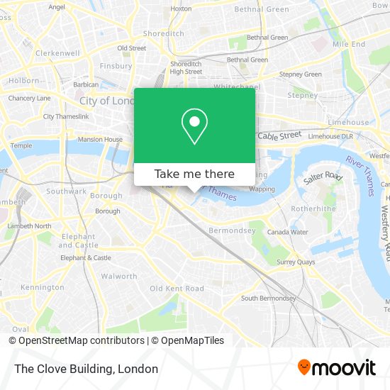 The Clove Building map