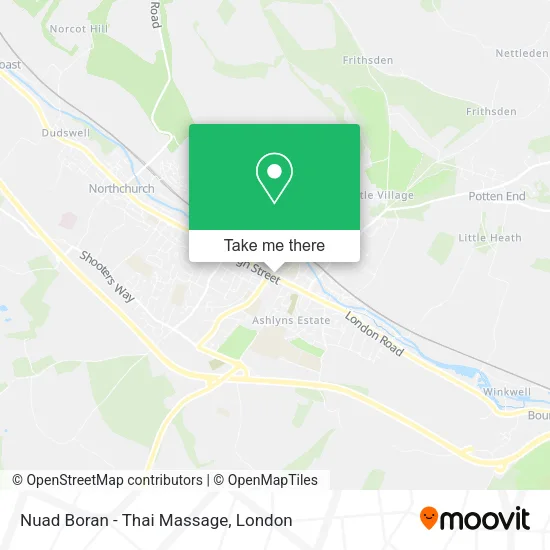Nuad Boran - Thai Massage map
