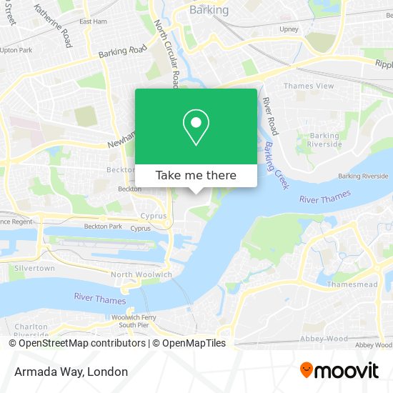 Armada Way map