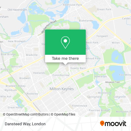 Dansteed Way map