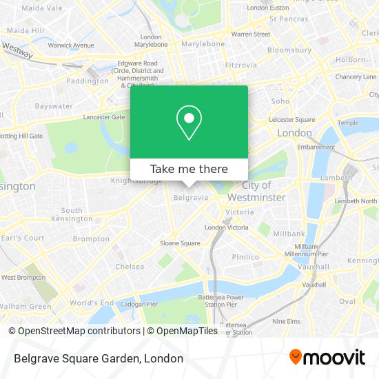 Belgrave Square Garden map