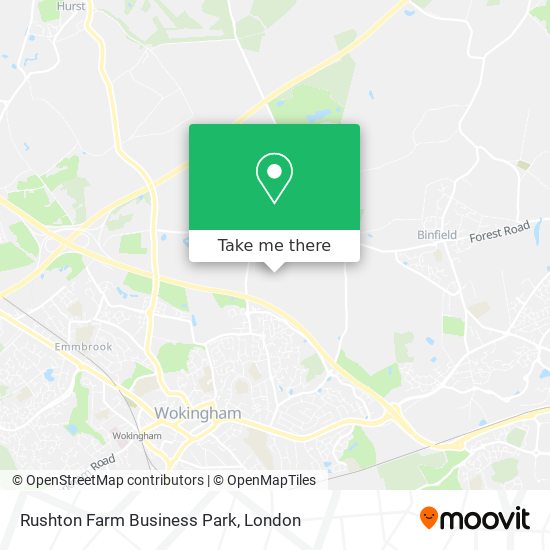 Rushton Farm Business Park map