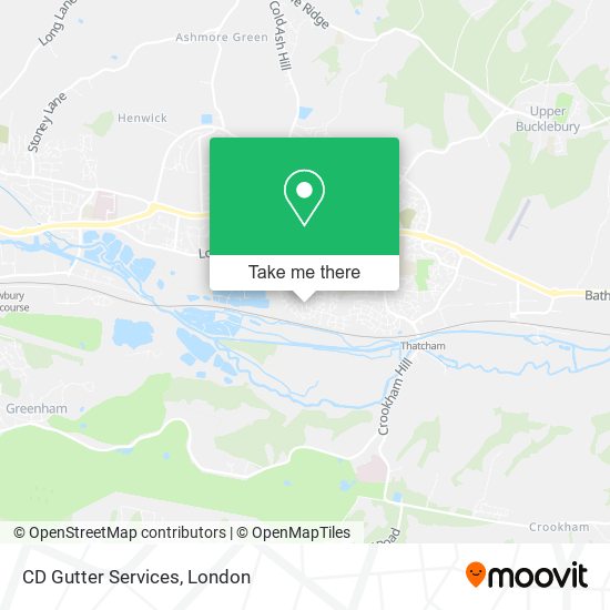CD Gutter Services map