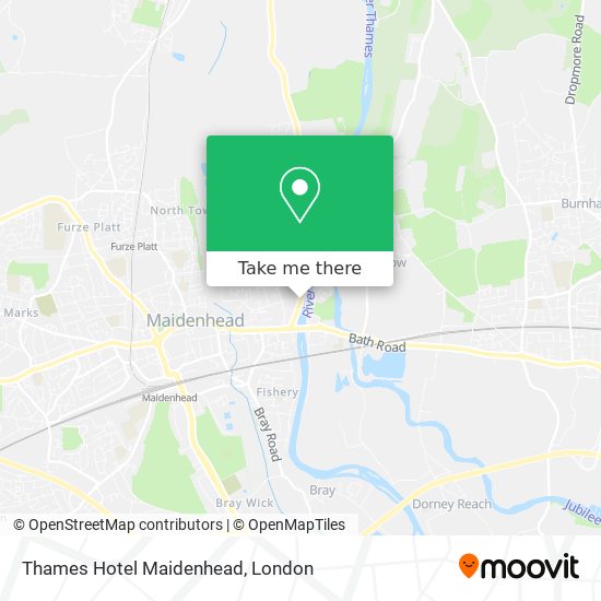Thames Hotel Maidenhead map
