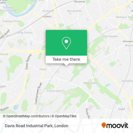 Davis Road Industrial Park map