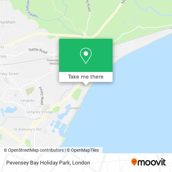 Pevensey Bay Holiday Park map