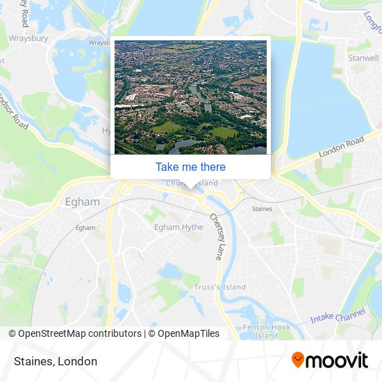 Staines map