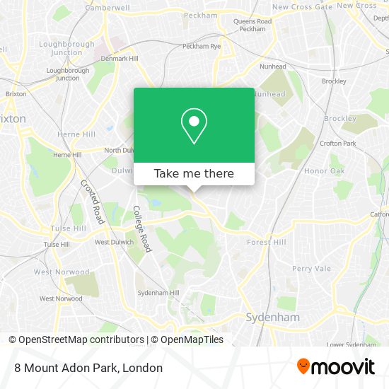 8 Mount Adon Park map