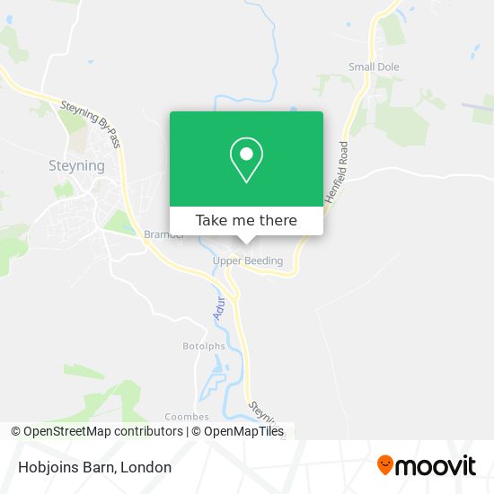 Hobjoins Barn map
