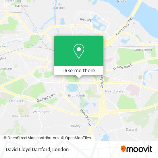 David Lloyd Dartford map