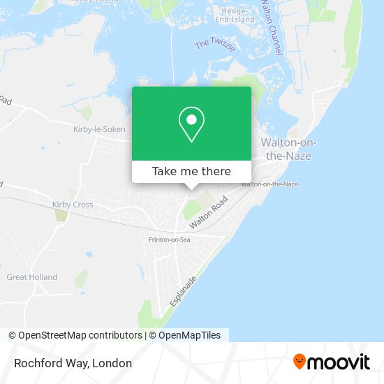 Rochford Way map