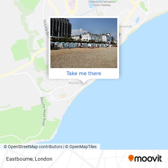 Eastbourne map