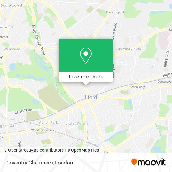 Coventry Chambers map