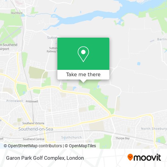 Garon Park Golf Complex map