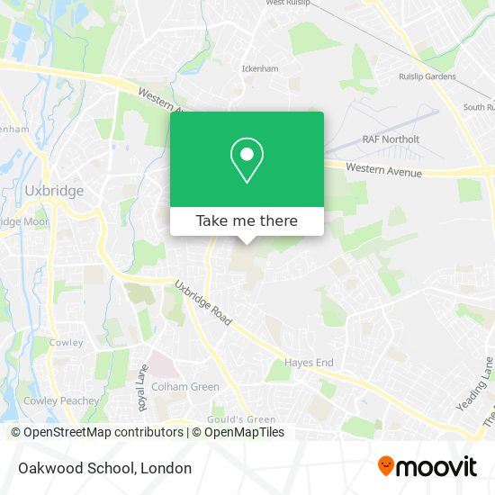 Oakwood School map