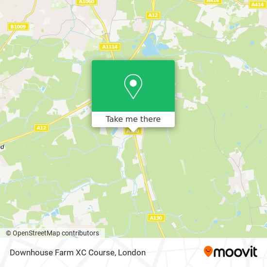 Downhouse Farm XC Course map