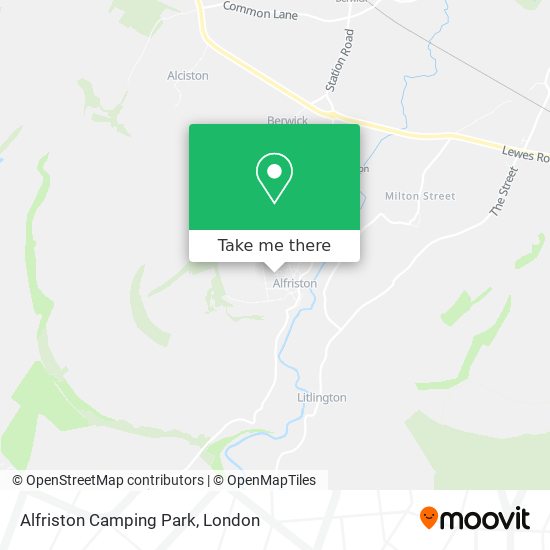 Alfriston Camping Park map