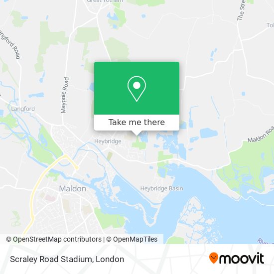 Scraley Road Stadium map