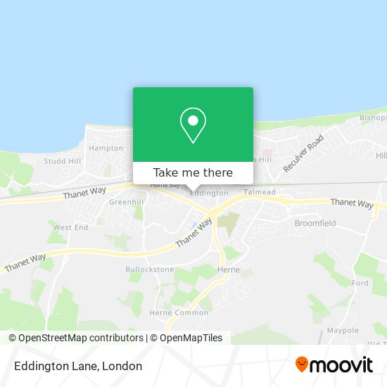 Eddington Lane map
