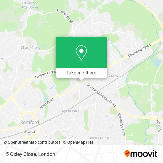 5 Oxley Close map