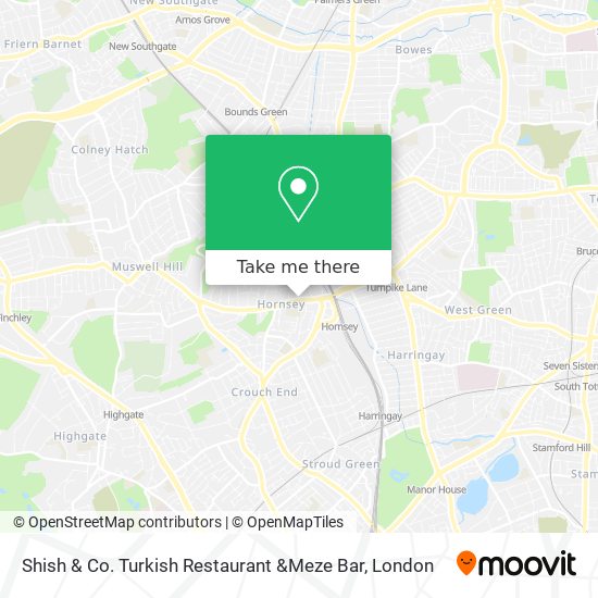 Shish & Co. Turkish Restaurant &Meze Bar map