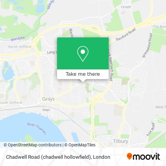Chadwell Road (chadwell hollowfield) map