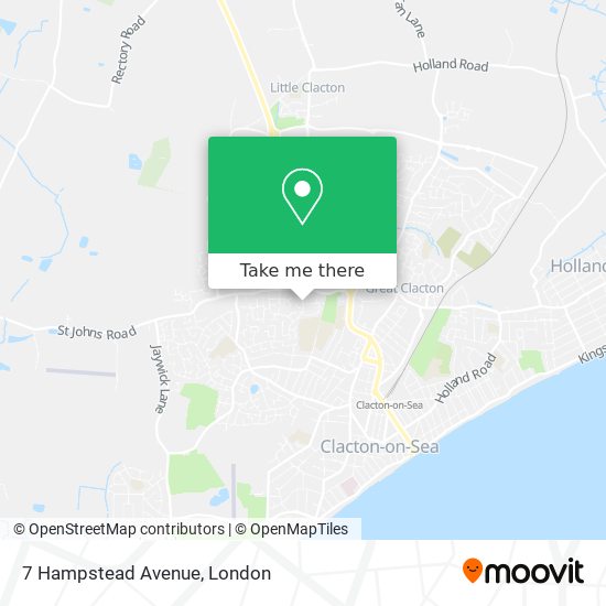 7 Hampstead Avenue map