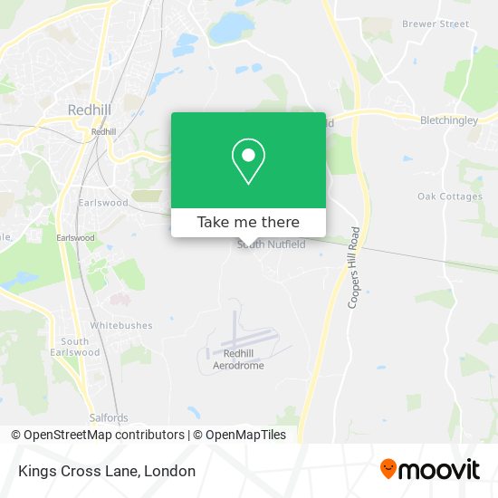 Kings Cross Lane map
