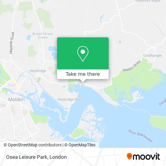 Osea Leisure Park map