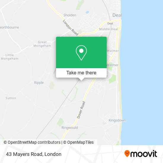 43 Mayers Road map