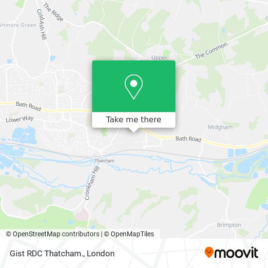 Gist RDC Thatcham. map